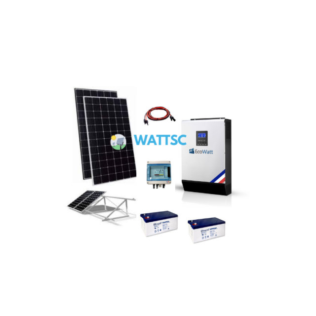 Kit solaire 3400W - 230V - autonome avec batteries