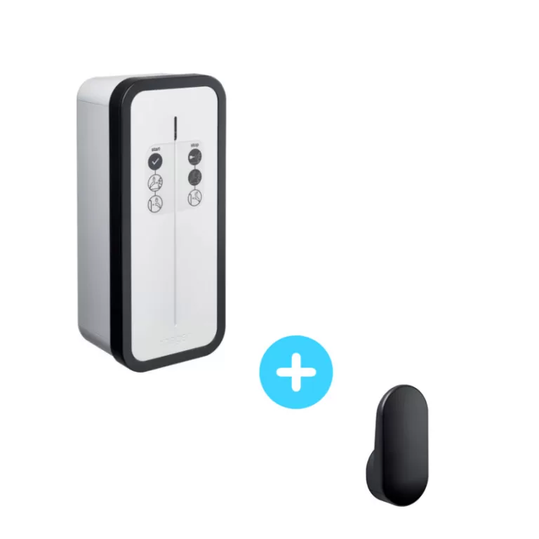 Borne de recharge HAGER Witty 22kW - Triphasé - accès sécurisé par clés