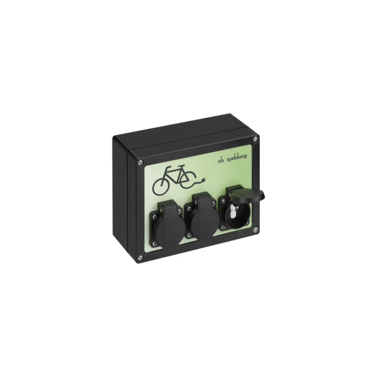 SPELSBERG Prises de recharge vélo électrique E-bike - 3x prises 220V 16A - 3,7kw - BLS-3-BE/FR