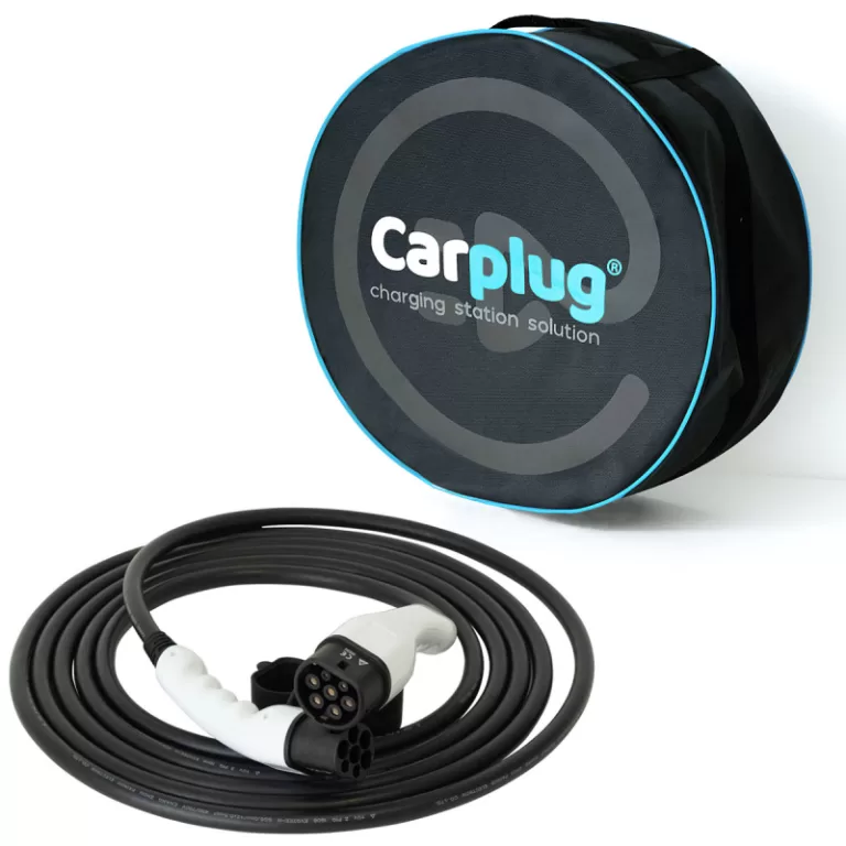 Câble de recharge - Type 2 - Type 2 - 7m - 22kW (3 phases 32A) - T2 T2 + Housse
