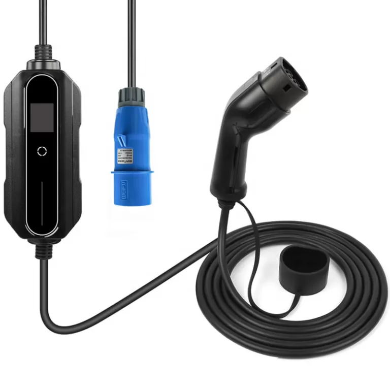 Chargeur mobile Helectron C232 - 5m - 10 à 32A - 7,4kW – Type 2 – Prise CEE 32A