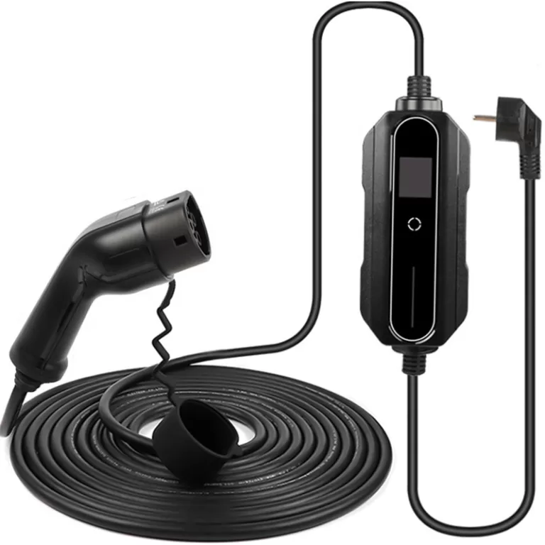 Chargeur mobile Helectron S216 - 12m - 6 à 16A – Type 2 – 3,7kW – Prise domestique