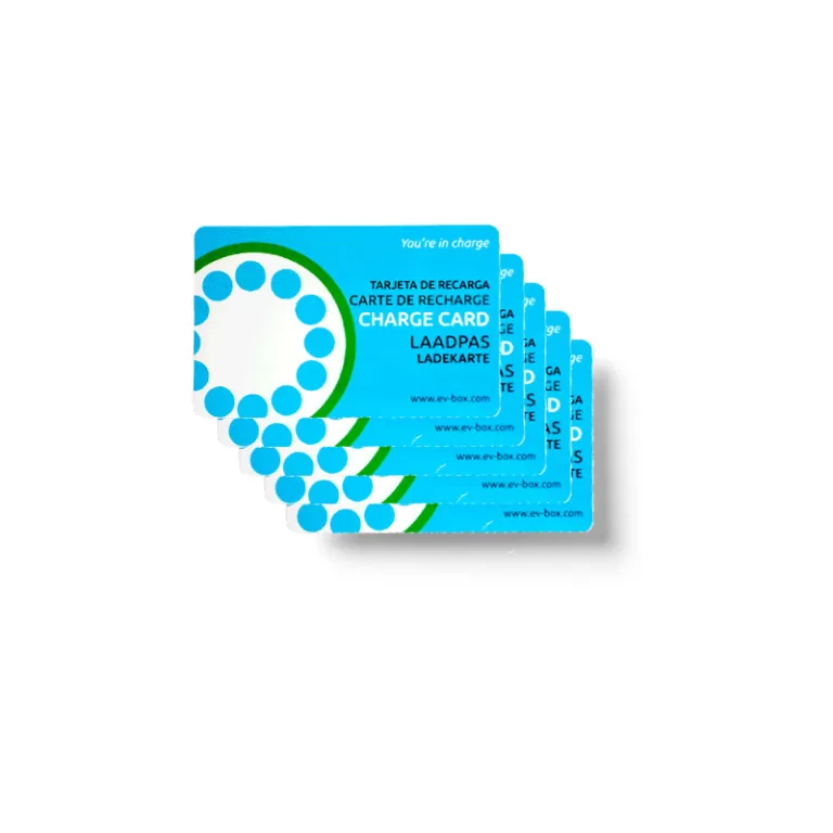Cartes RFID - compatibles EVBOX uniquement - pack de 5 cartes