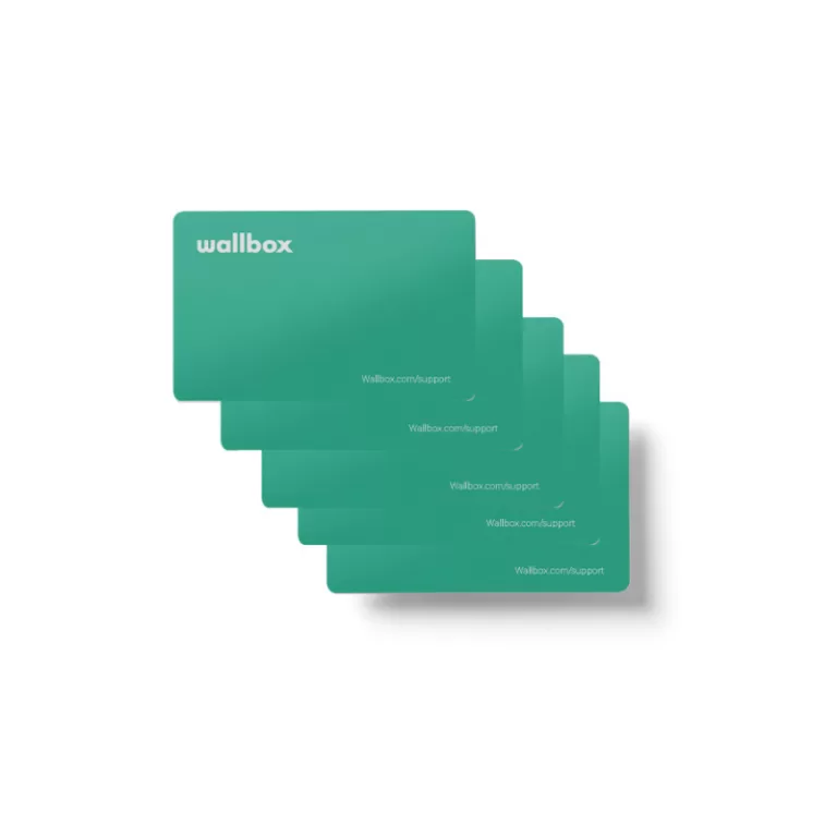 Cartes RFID - compatibles WALLBOX uniquement - pack de 5 cartes