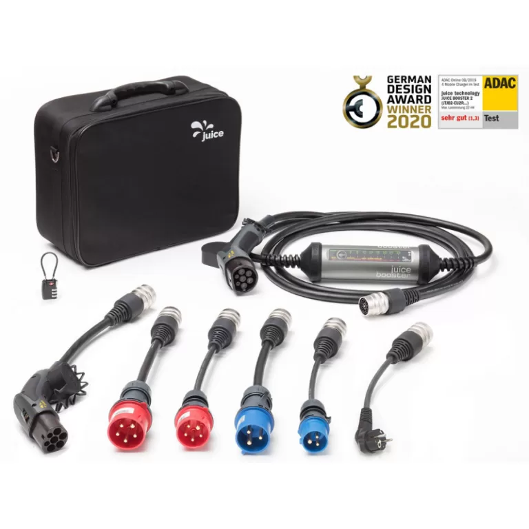 JUICE BOOSTER 2 - Pack XL - Borne mobile de recharge 22kW - Type 2 - câble 5m