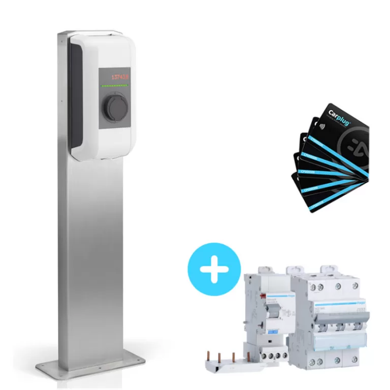 KEBA Borne de recharge P30 125031 a-series - 2,3 à 22kW - T2S - Plug & charge et RFID