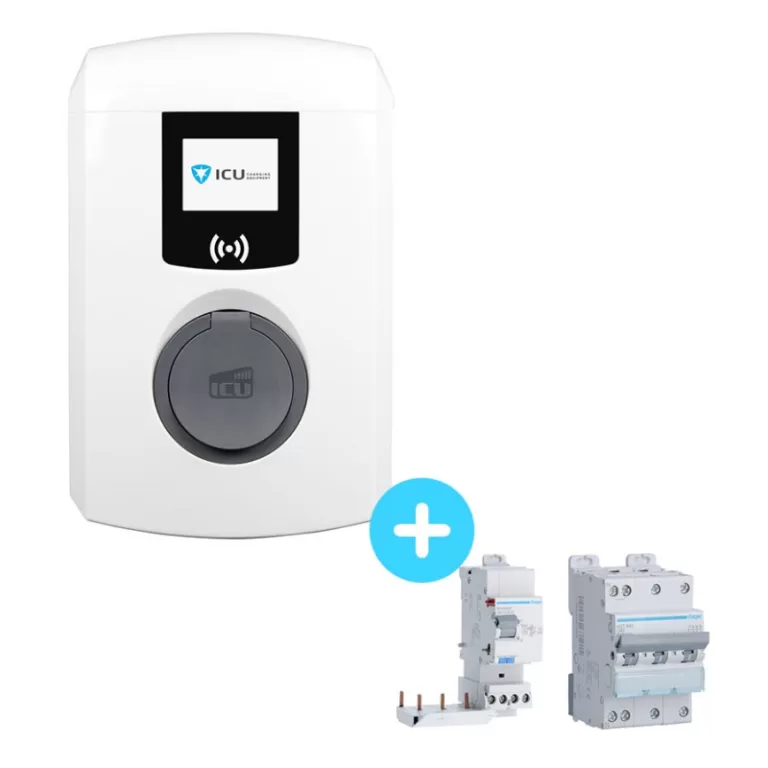 Pack Borne de recharge ALFEN Eve Mini - 3,7 à 22kW - RFID - 2G + Protections électriques 22kW