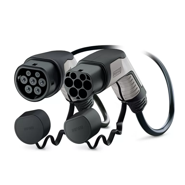 PHOENIX CONTACT Câble de recharge - Type2 - Type2 - 4m - 7,4kW (monophasé 32A) + Sac