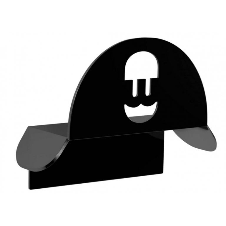 WALLBOX Support de câble mural noir