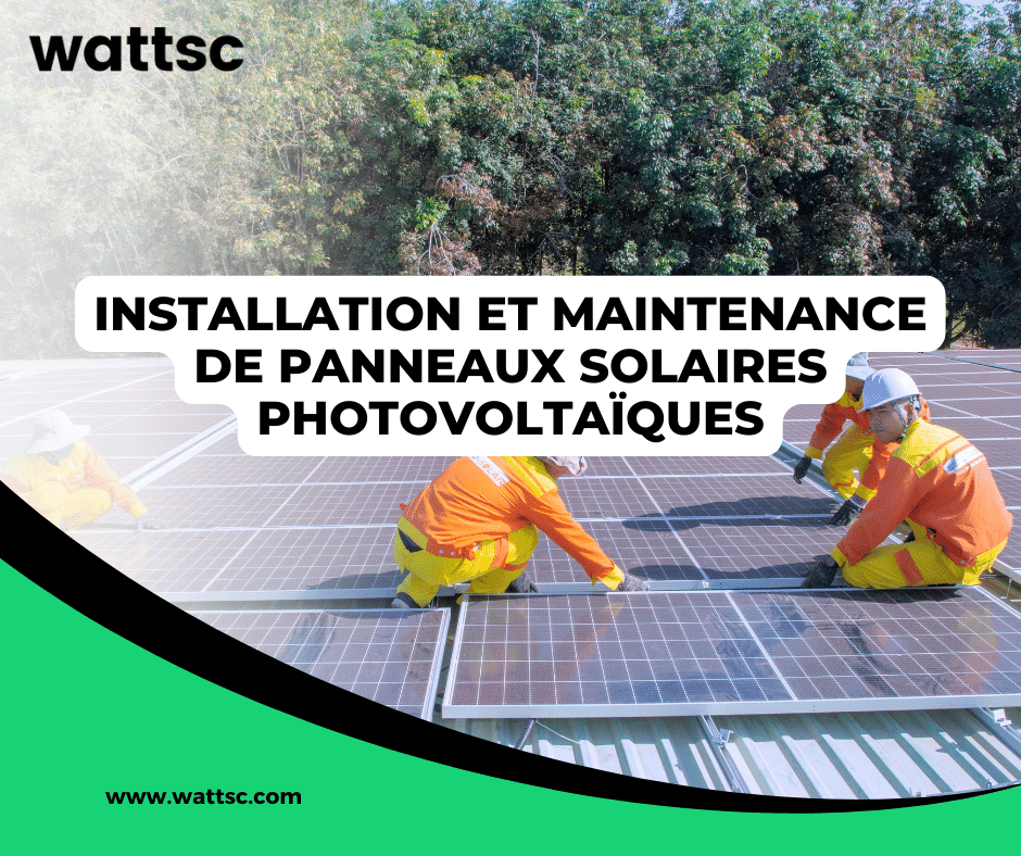 Installation et maintenance de panneaux solaires photovoltaïques