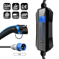 Chargeur portable pour voiture électrique EV Home Type 1 Connecteur