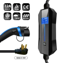 Station de charge électrique portable pour voiture et maison