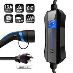 Chargeur rapide pour véhicule électrique en mode 2