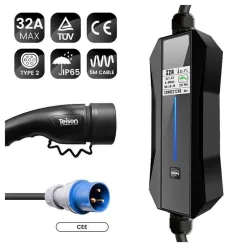 Câble EV Mode 2 Type 2