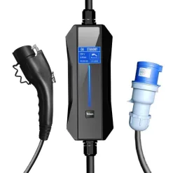 Chargeur de véhicule électrique portable Mode2 Type 1 avec prise CEE