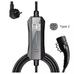 Chargeur rapide portable pour véhicule électrique 16 A