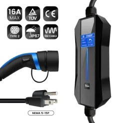Chargeur rapide portable en mode 2