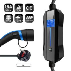 Prise de recharge pour véhicule électrique de type 2