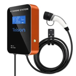 Boîtier de recharge pour véhicule électrique avec prise de type 2