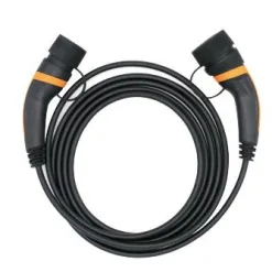 Câble de charge triphasé pour véhicule électrique de type 2 à type 2 16 A conforme à la norme IEC