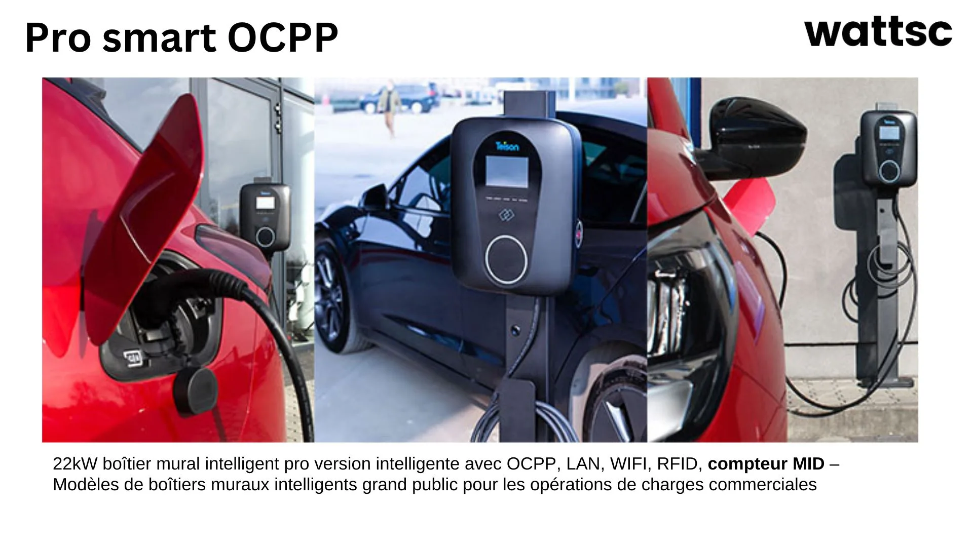 Pro Smart OCPP : La recharge pour les opérations commerciales