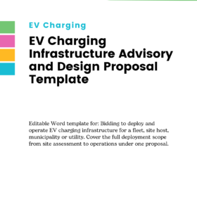 EV Charging Infrastructure Advisory and Design Proposal Template