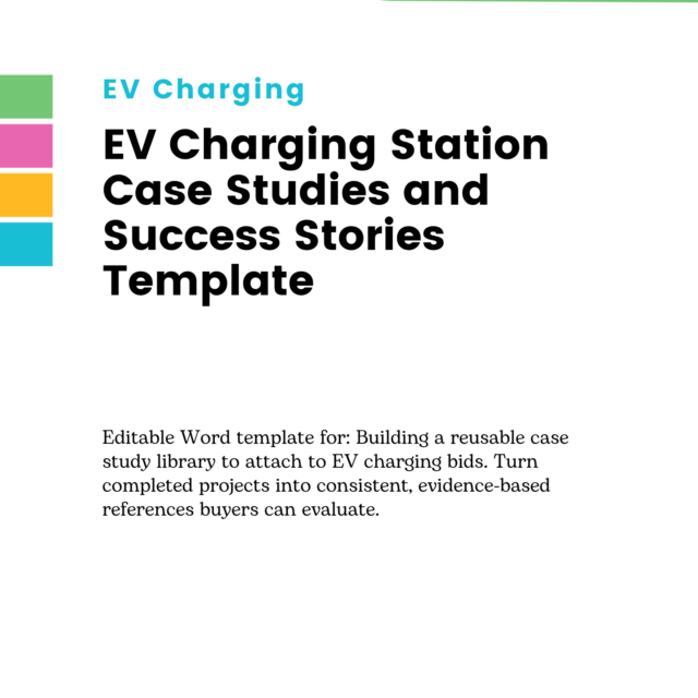 EV Charging Station Case Studies and Success Stories Template