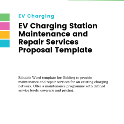 EV Charging Station Maintenance and Repair Services Proposal Template