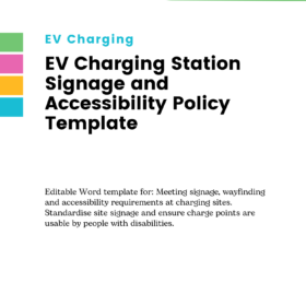 EV Charging Station Signage and Accessibility Policy Template