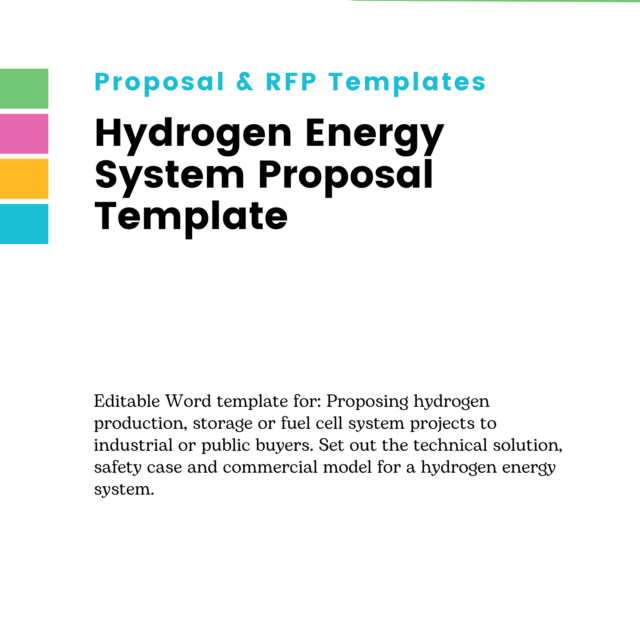 Hydrogen Energy System Proposal Template