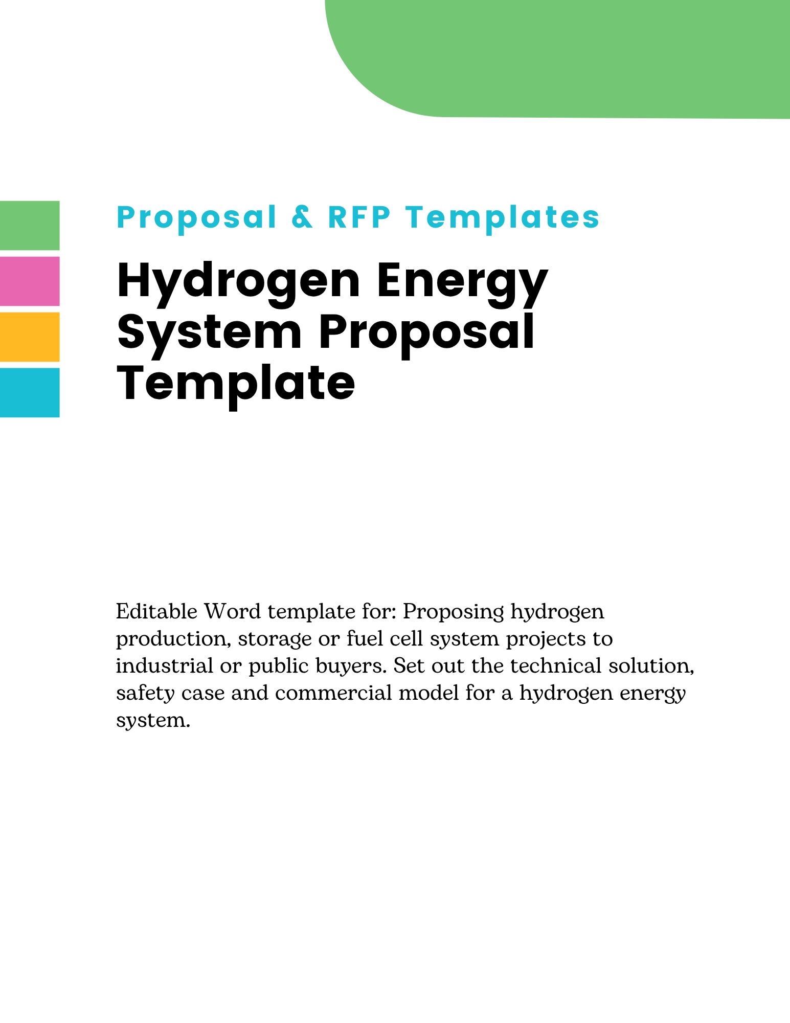 Hydrogen Energy System Proposal Template