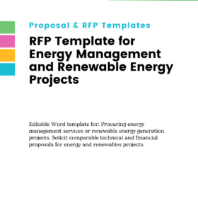 RFP Template for Energy Management and Renewable Energy Projects