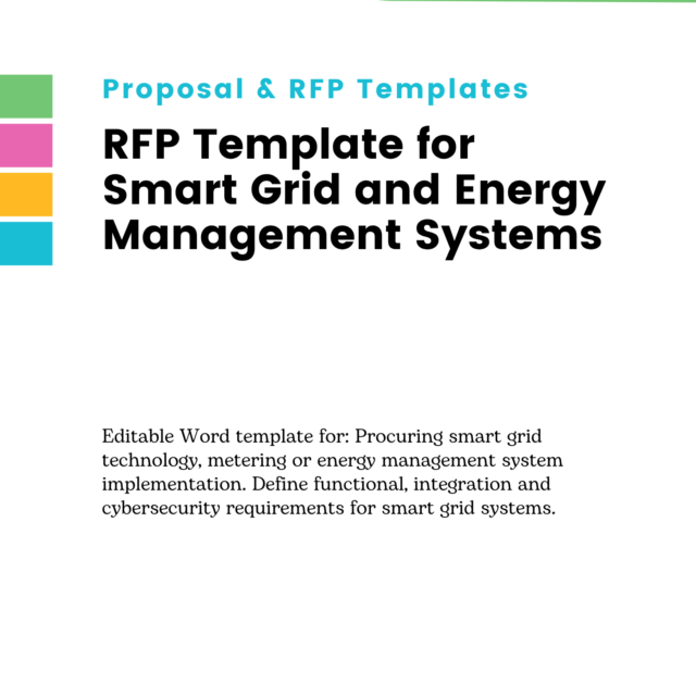 RFP Template for Smart Grid and Energy Management Systems